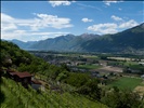 View from Monte Ceneri road toward Locarno